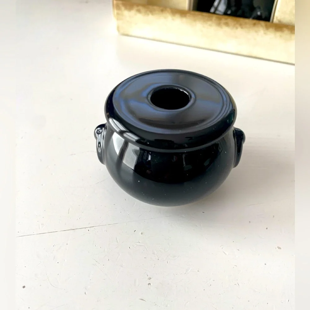 WILLIAMS SONOMA Mini Cauldron Tiny Taper Holders